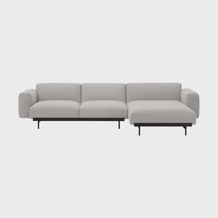 Muuto In Situ modulaire bank 3-zits configuratie 6 Clay 12-Black