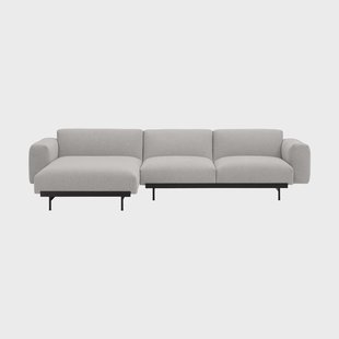 Muuto In Situ modulaire bank 3-zits configuratie 7 Clay 12-Black