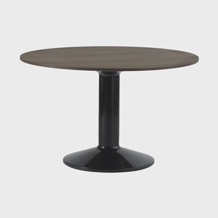 Muuto Midst cafétafel Ø120 cm Dark Oiled Oak-Black
