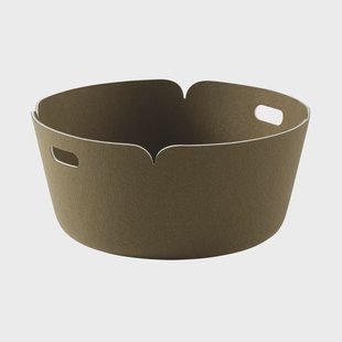 Muuto Restore opbergmand rond Brown Green Muuto Restore opbergmand rond Brown Green