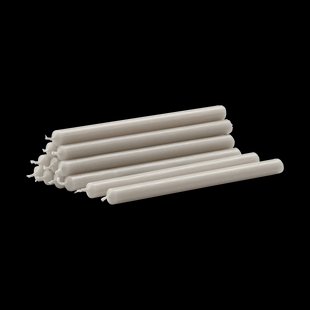 STOFF Nagel kaarsen 12-pack Linen grey