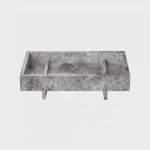 blomus Abento marmeren decoratieschaal 18x30 cm Sharkskin