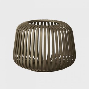 blomus Lito lantaarn kaarsenhouder Ø13.5 cm Burned metal
