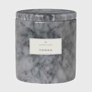 blomus Frable geurkaars marmer Ø10 cm Sharkskin-tonga