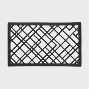 tica copenhagen Lines deurmat rubber 45x75 cm