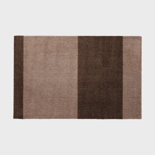 tica copenhagen Stripes deurmat horizontaal Sand-brown, 60x90 cm