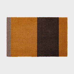 tica copenhagen Stripes deurmat horizontaal Dijon-brown-sand, 40x60 cm