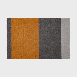 tica copenhagen Stripes deurmat horizontaal Grey-grey-dijon, 40x60 cm