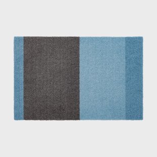 tica copenhagen Stripes deurmat horizontaal Blue-steel grey, 40x60 cm