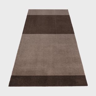 tica copenhagen Stripes gangmat horizontaal Sand-brown, 90x200 cm