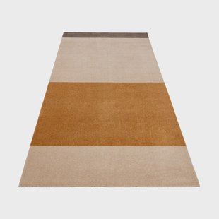 tica copenhagen Stripes gangmat horizontaal Ivory-dijon-brown, 90x200 cm