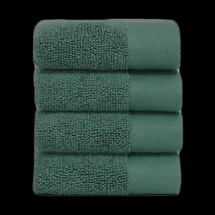 Juniper Juniper gezichtshanddoek 30x30 cm 4-pack Juniper Green