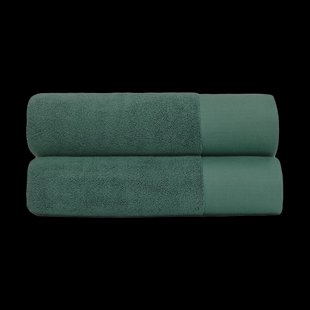 Juniper Juniper douchehanddoek 70x140 cm 2-pack Juniper Green
