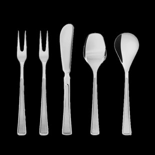 Hardanger Bestikk Ramona ontbijtset bestek 5-delig Roestvrij staal