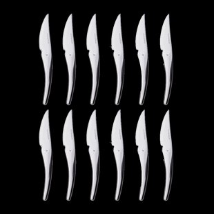 Hardanger Bestikk Hardanger fruitmes 12-pack Roestvrij staal