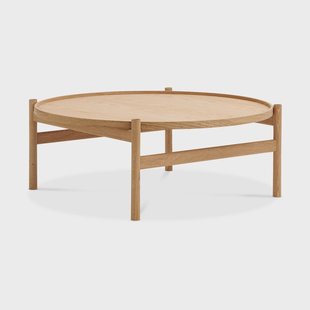 Brdr. Krüger HB salontafel Ø100 cm Geolied eikenhout