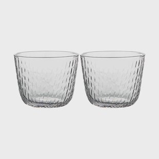 Marimekko Syksy drinkglas 2 dl 2-pack Clear