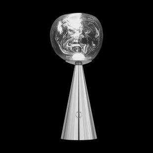 Tom Dixon Melt Portable LED tafellamp 28,5 cm Zilver