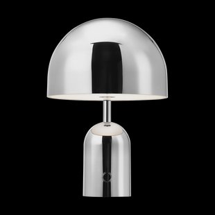 Tom Dixon Bell Portable LED tafellamp 28 cm Zilver