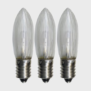 Star Trading Reservelamp E10 universele led buitenshuis 3-pack 0,2W 2100K niet dimbaar