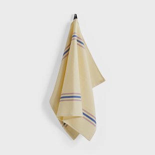 HAY Canteen keukenhanddoek 52x80 cm Cream/blue