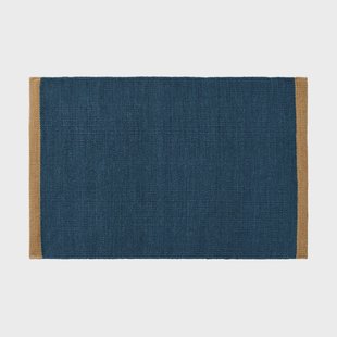 Chhatwal & Jonsson Traceable Tarun deurmat 60x90 cm Dark Blue-Beige