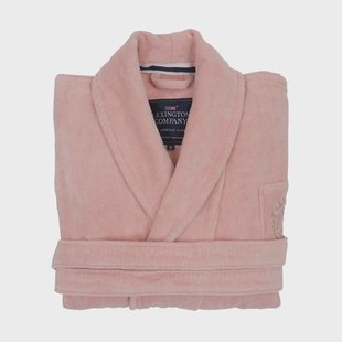 Lexington Hotel Velour ochtendjas XL Pink