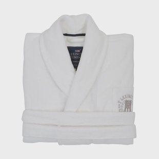 Lexington Hotel Velour ochtendjas XS White