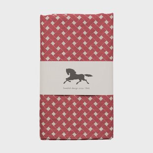 Almedahls Korg tafelkleed 145x250 cm Rood