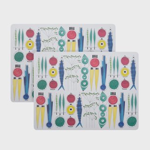 Almedahls Picknick placemat kurk 2-pack 30x40 cm