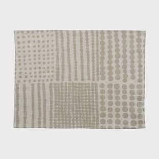 Almedahls Pricktyg placemat 34x45 cm Natuur-taupe