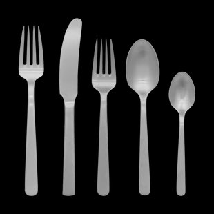 Kay Bojesen Grand Prix bestekset 5-delig Matte steel