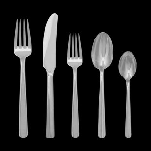 Kay Bojesen Grand Prix bestekset 5-delig Polished steel