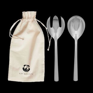 Kay Bojesen Grand Prix saladebestek 18,5 cm 2-delig Polished steel