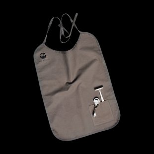 Kay Bojesen Grand Prix kinderbestek en slabbetje 3-delig Polished steel