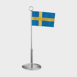 Georg Jensen Bernadotte tafelvlag 38,8 cm Zweedse vlag
