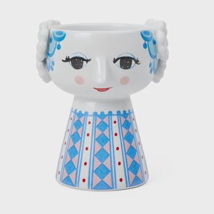 Bjørn Wiinblad Eva kandelaar 9,5 cm Donkerblauw