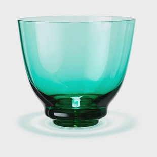 Holmegaard Flow waterglas 35 cl Emerald green