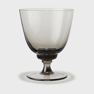 Holmegaard Flow glas op voet 35 cl Smoke