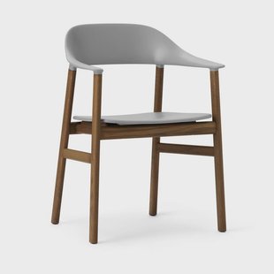 Normann Copenhagen Herit stoel gerookt eikenhout Grey