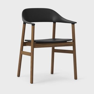 Normann Copenhagen Herit stoel gerookt eikenhout Black