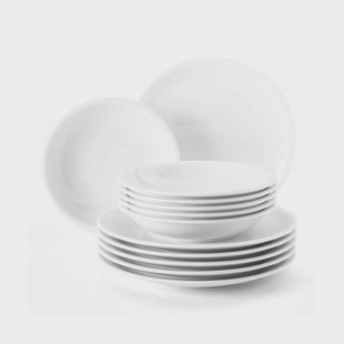 Seltmann Weiden Compact serviesset 12-delig Wit Seltmann Weiden Compact serviesset 12-delig Wit