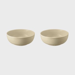 Seltmann Weiden Terra kom Ø20,4 cm 2-pack Sand Beige Seltmann Weiden Terra kom Ø20,4 cm 2-pack Sand Beige