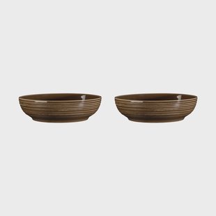 Seltmann Weiden Terra schaal Ø25,5 cm 2-pack Earth Brown