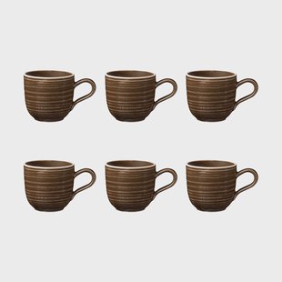 Seltmann Weiden Terra espressokopje 9 cl 6-pack Earth Brown