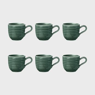 Seltmann Weiden Terra espressokopje 9 cl 6-pack Moss Green
