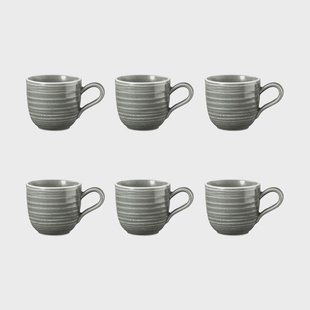 Seltmann Weiden Terra espressokopje 9 cl 6-pack Pearl Grey