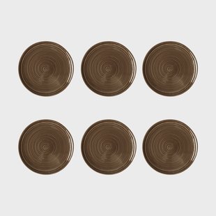 Seltmann Weiden Terra bord Ø17,7 cm 6-pack Earth Brown