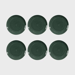 Seltmann Weiden Terra bord Ø22,7 cm 6-pack Moss Green
