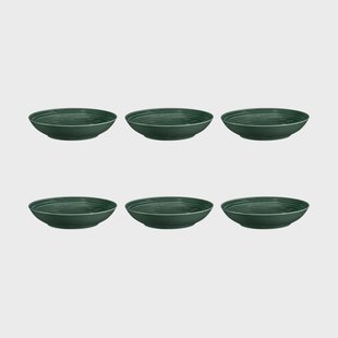 Seltmann Weiden Terra diep bord Ø21,2 cm 6-pack Moss Green